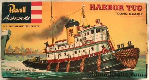 Revell 1/108 Harbor Tug Long Beach 'S' Kit, H314-129 plastic model kit